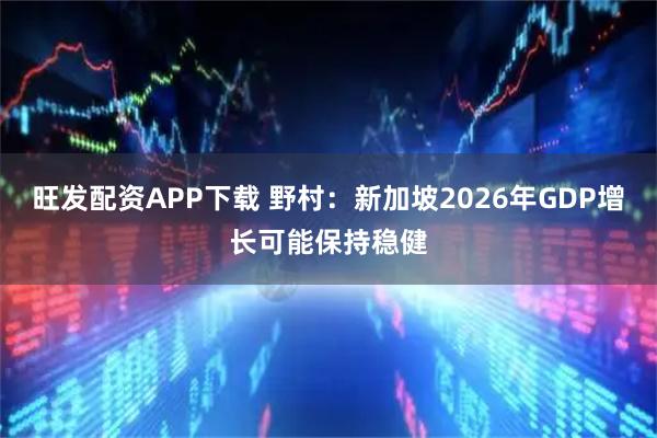 旺发配资APP下载 野村：新加坡2026年GDP增长可能保持稳健