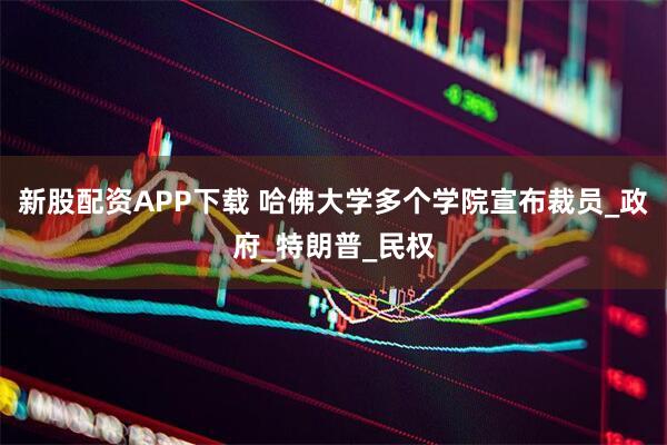 新股配资APP下载 哈佛大学多个学院宣布裁员_政府_特朗普_民权